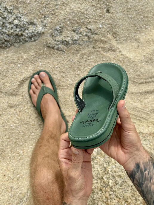 вьетнамки мужские SLOTHS MONOMO зеленый