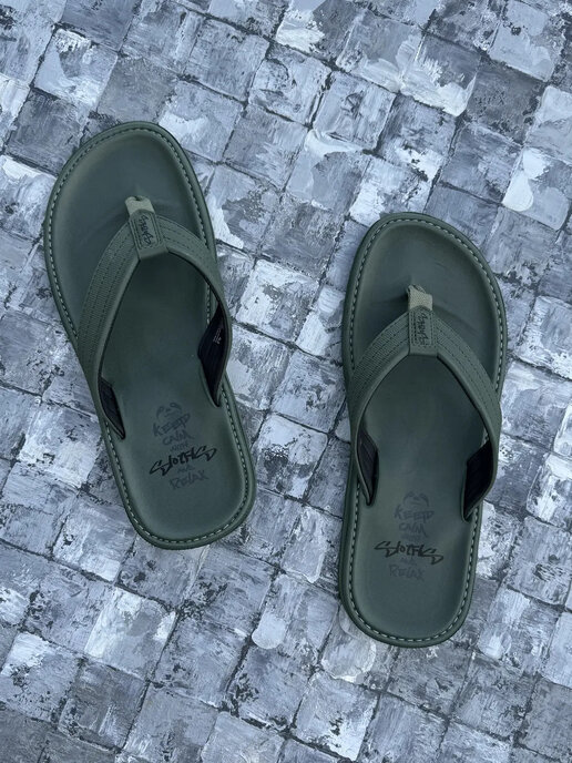 вьетнамки мужские SLOTHS MONOMO зеленый