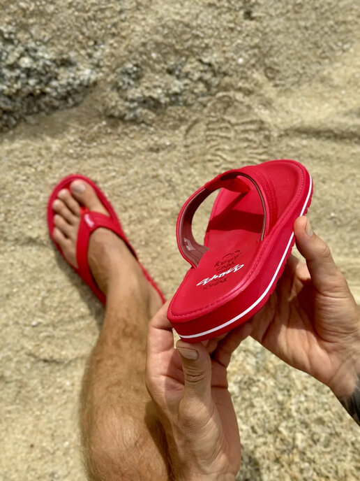 вьетнамки мужские SLOTHS MONOMO красный