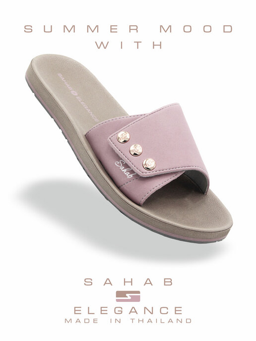 шлепанцы женские SAHAB S22-016WK розовый