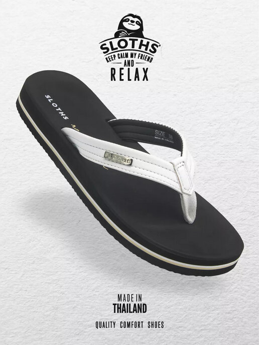 вьетнамки женские SLOTHS SENSE черный