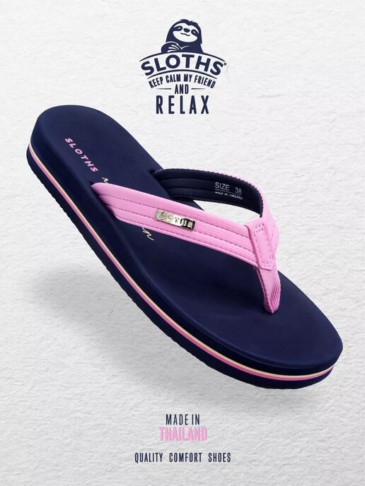 вьетнамки женские SLOTHS SENSE синий