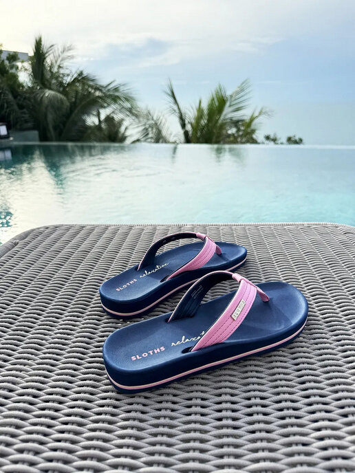 вьетнамки женские SLOTHS SENSE синий