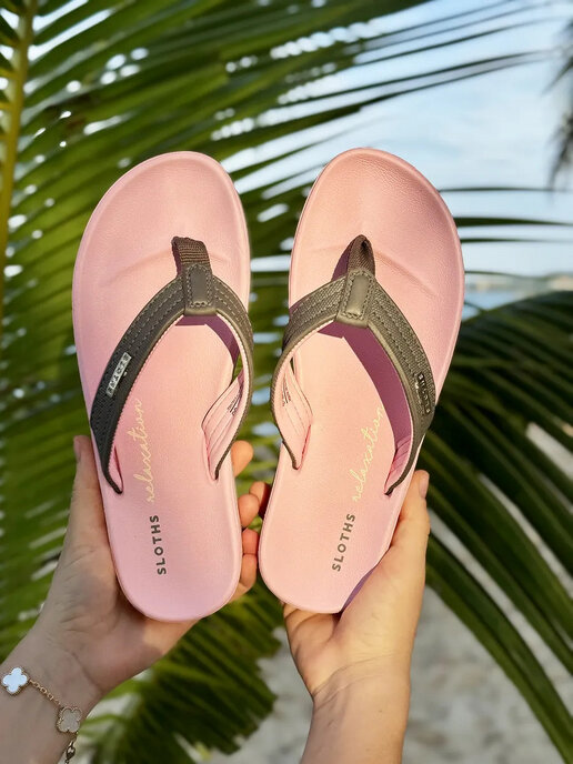 вьетнамки женские SLOTHS SENSE розовый