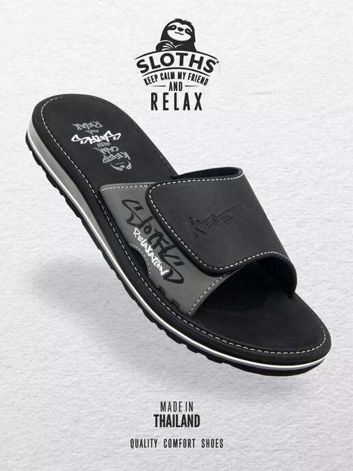 вьетнамки мужские SLOTHS TOPS1 черный