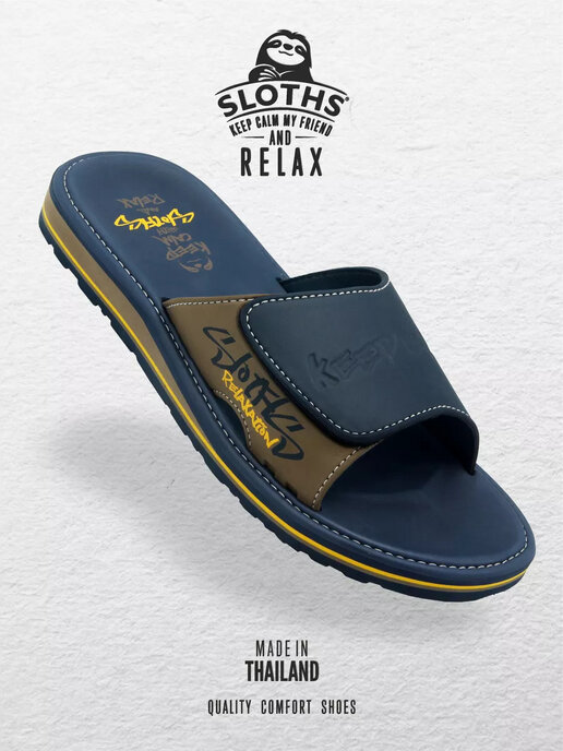 вьетнамки мужские SLOTHS TOPS1 темно-синий