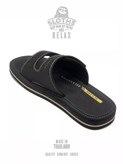 вьетнамки мужские SLOTHS TWIN1 черный