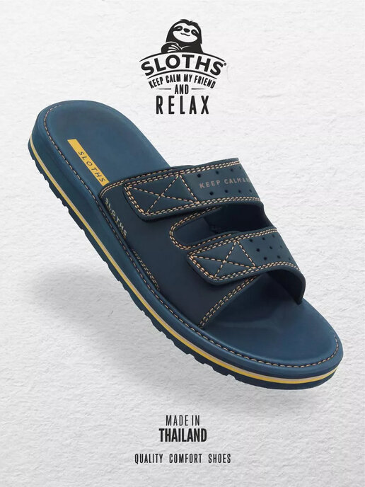 вьетнамки мужские SLOTHS TWIN1 темно-синий