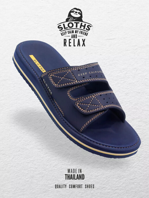 вьетнамки мужские SLOTHS TWIN1 синий