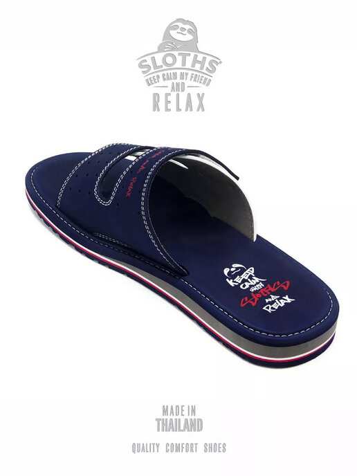 вьетнамки мужские SLOTHS TWIN2 синий