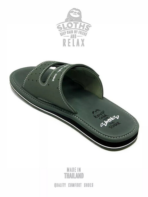 вьетнамки мужские SLOTHS TWIN3 зеленый