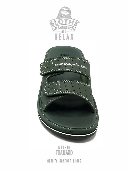 вьетнамки мужские SLOTHS TWIN3 зеленый