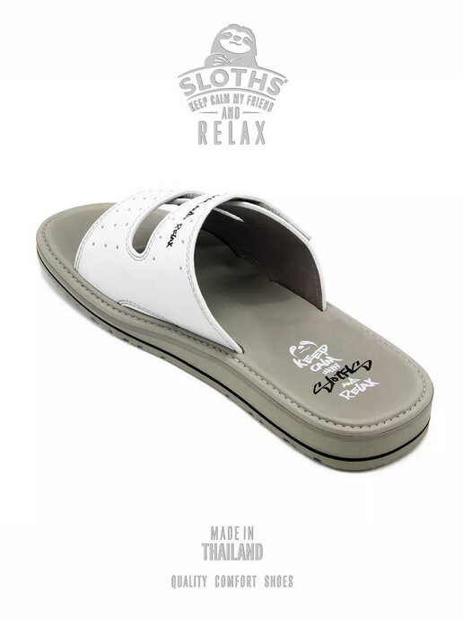 вьетнамки мужские SLOTHS TWIN3 белый
